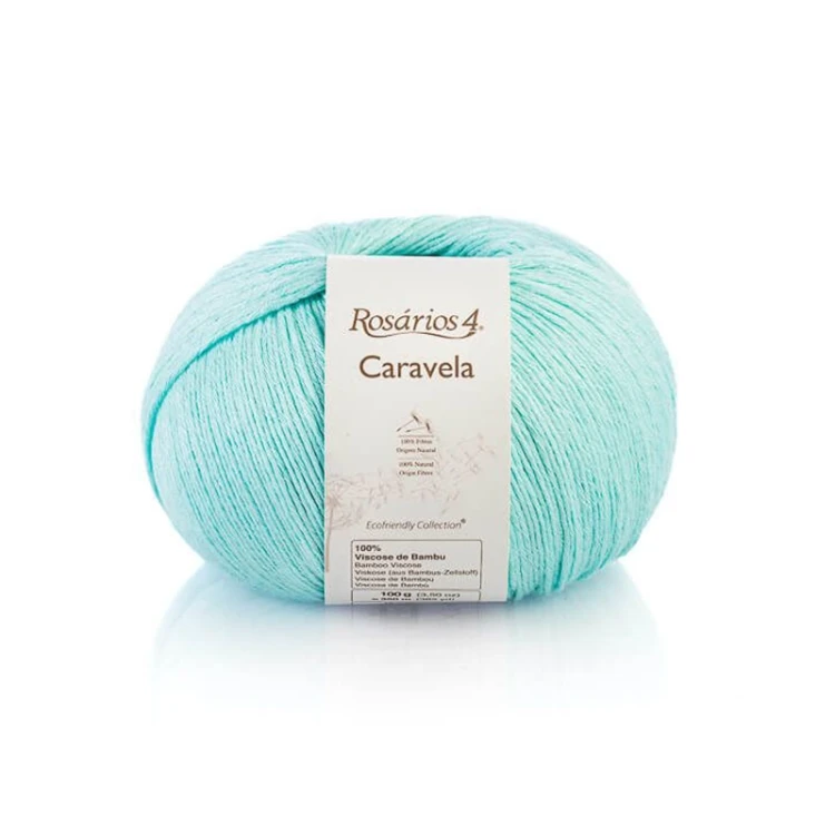Włóczka Rosarios 4 Caravela 28 / Aqua Novelos / mięta / 100g