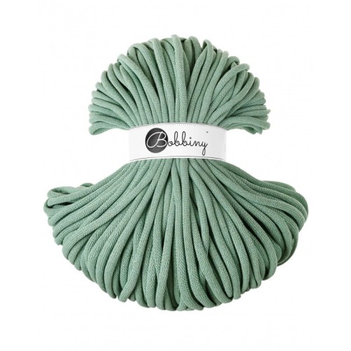 Sznurek pleciony bawełniany Bobbiny Jumbo / Aloesowy / Aloes / 9mm / 100m