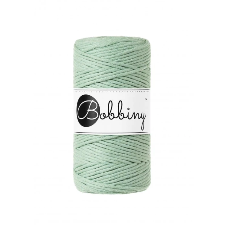 Sznurek skręcany bawełniany Bobbiny Macrame Cord / Aloesowy / Aloes / 3mm / 100m