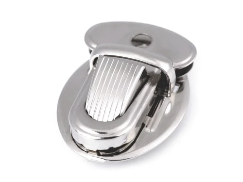 Zapięcie do torebki / nikiel / 25 x 32 mm / 2 szt / 080722
