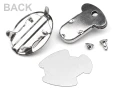 Zapięcie do torebki / nikiel / 25 x 32 mm / 2 szt / 080722
