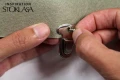 Zapięcie do torebki / nikiel / 25 x 32 mm / 2 szt / 080722