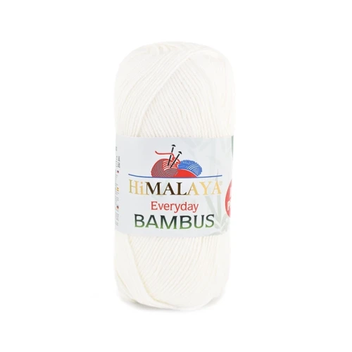 Włóczka Himalaya Everyday Bambus 01 / biel