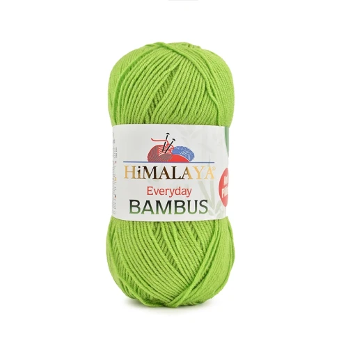 Włóczka Himalaya Everyday Bambus 26 / zielone jabłuszko
