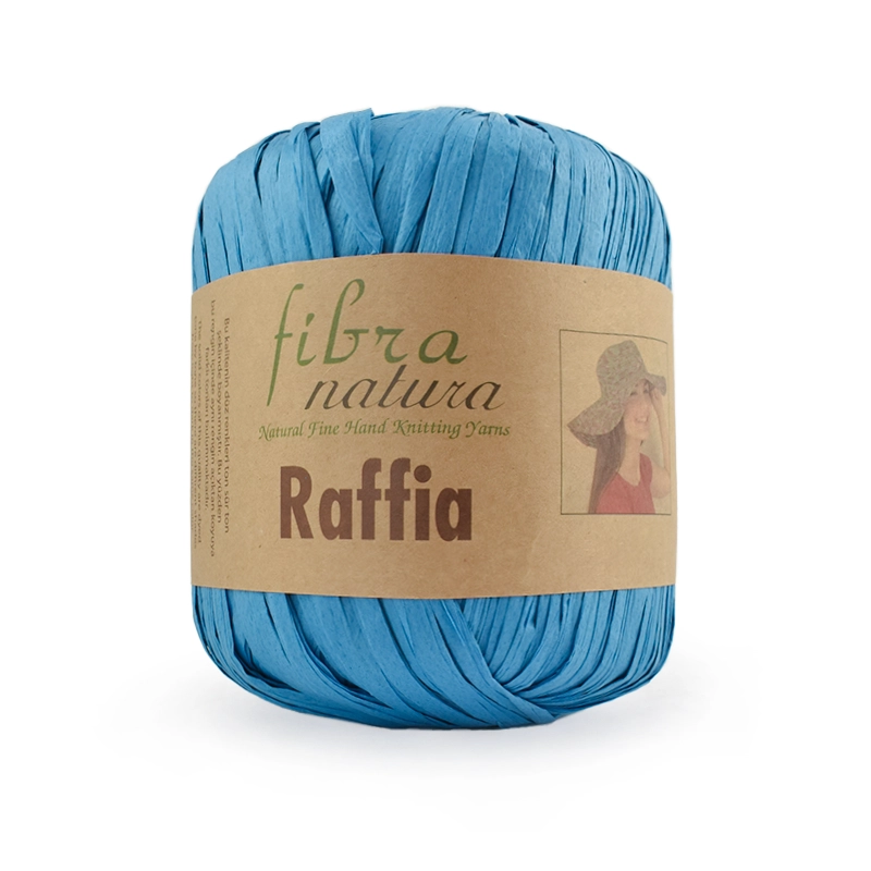 Włóczka Fibranatura Raffia 116 - 10 / rafia papierowa / ciemny niebieski