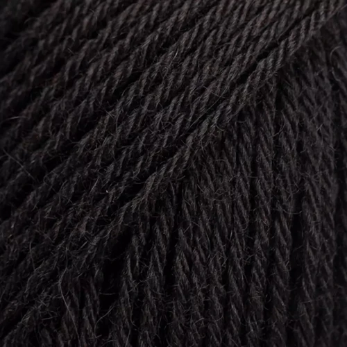Włóczka skarpetkowa Drops Nord 02 / czarny / uni colour
