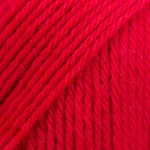 Włóczka skarpetkowa Drops Nord 14 / czerwony / uni colour