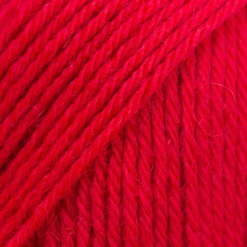 Włóczka skarpetkowa Drops Nord 14 / czerwony / uni colour