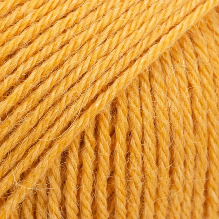 Włóczka skarpetkowa Drops Nord 18 / ochra / uni colour