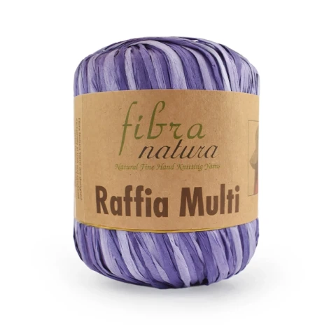 Włóczka Fibranatura Raffia Multi 117-19 / rafia papierowa