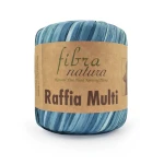 Włóczka Fibranatura Raffia Multi 117-23 / rafia papierowa