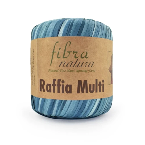 Włóczka Fibranatura Raffia Multi 117-23 / rafia papierowa