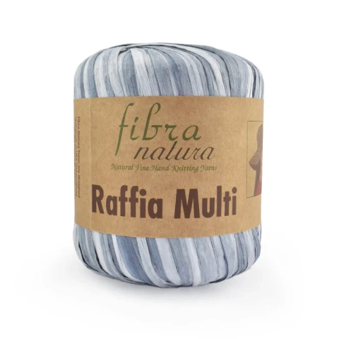 Włóczka Fibranatura Raffia Multi 117-26 / rafia papierowa