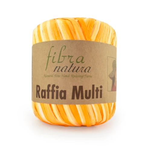 Włóczka Fibranatura Raffia Multi 117-15 / rafia papierowa