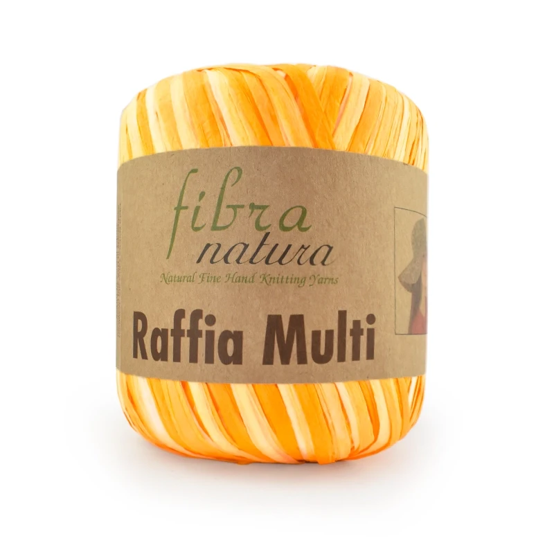 Włóczka Fibranatura Raffia Multi 117-15 / rafia papierowa