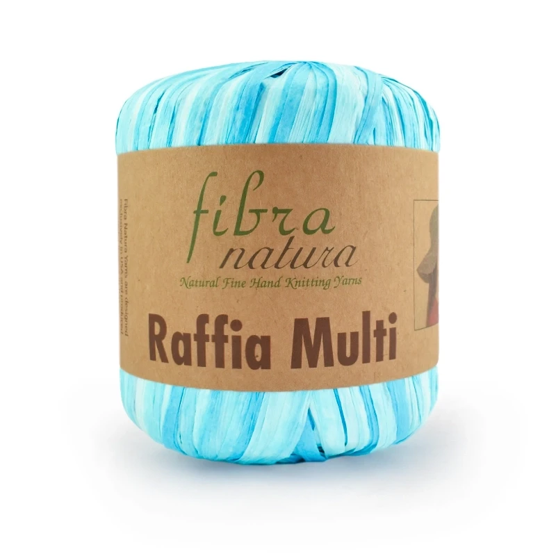 Włóczka Fibranatura Raffia Multi 117-20 / rafia papierowa