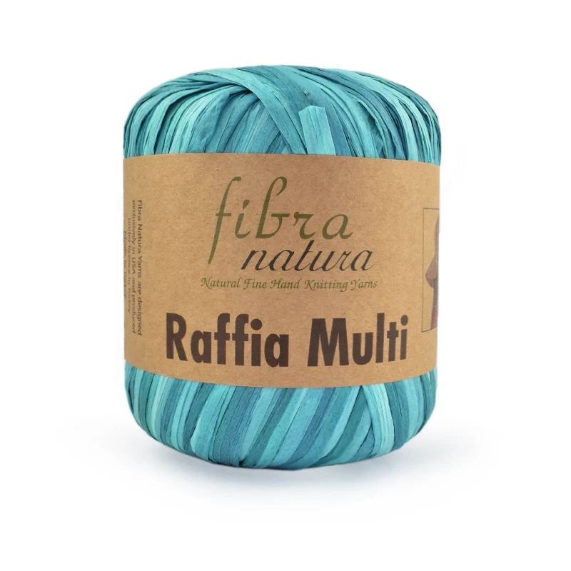 Włóczka Fibranatura Raffia Multi 117-21 / rafia papierowa