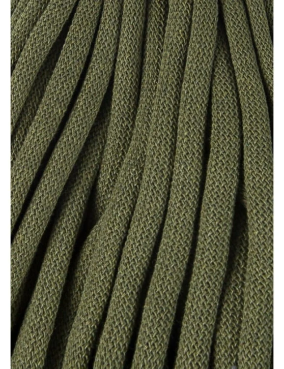 Sznurek pleciony bawełniany Bobbiny Jumbo / Awokado / Avocado / 9mm / 100m