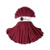 Sznurek pleciony bawełniany Bobbiny Jumbo / Czerwone Wino / Wine Red / 9mm / 100m