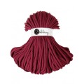 Sznurek pleciony bawełniany Bobbiny Jumbo / Czerwone Wino / Wine Red / 9mm / 100m