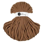 Sznurek pleciony bawełniany Bobbiny Jumbo / Karmel / Caramel / 9mm / 100m