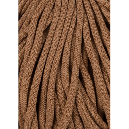 Sznurek pleciony bawełniany Bobbiny Jumbo / Karmel / Caramel / 9mm / 100m
