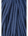 Sznurek pleciony bawełniany Bobbiny Jumbo / Jeansowy / Jeans / 9mm / 100m