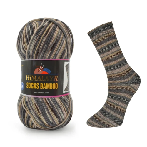 Włóczka skarpetkowa Himalaya Socks Bamboo 130-02