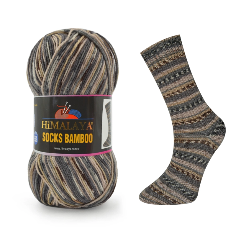 Włóczka skarpetkowa Himalaya Socks Bamboo 130-02