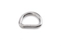 Półkole metalowe 25 mm / nikiel / 23x33x4 mm / 10 szt / 750958