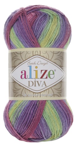 Włóczka Alize Diva Batik 3241
