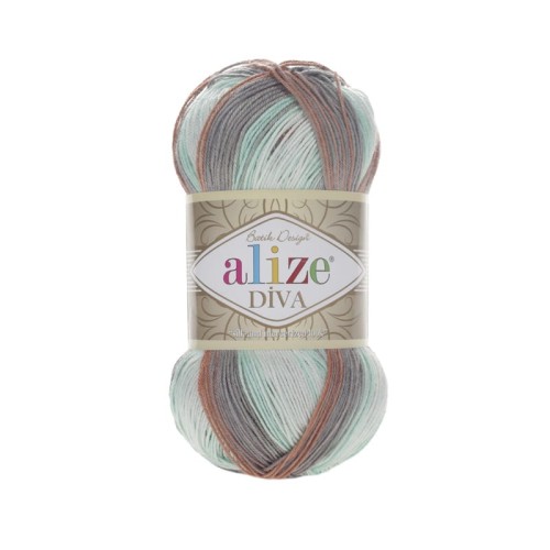 Włóczka Alize Diva Batik 5550