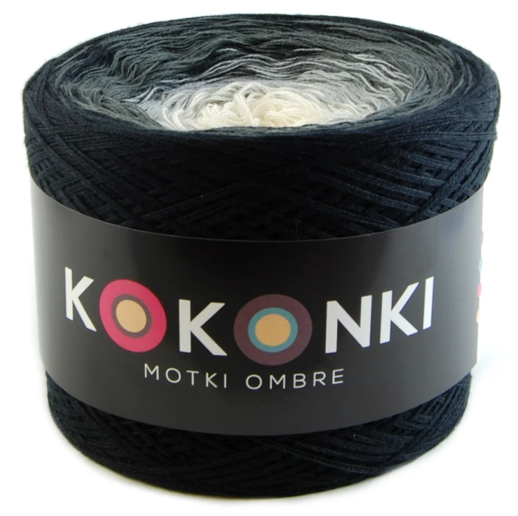 KOKONEK A294 Czerń/ciemny szary/szary/krem