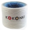 KOKONEK A028 Biel/szary/błękit/jeans melanż/indygo melanż/granat