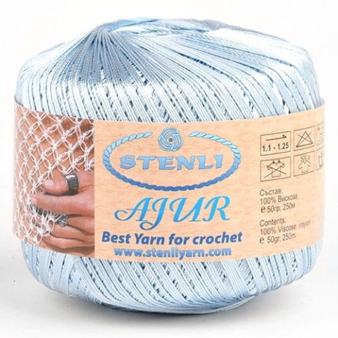 Włóczka Stenli Ajur Ball 506 / błękit
