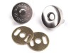 Zapięcie magnetyczne 18 mm / nikiel / 5 szt / 060589