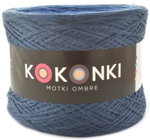 KOKONEK Classic A440 Indygo melanż/jeans melanż/atrament/niebieski/cyjan/błękit/denim