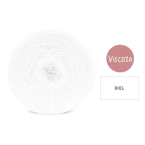 KOKONEK Viscoza - biel, 3 nitki, 1200 m, 225g - GOTOWY