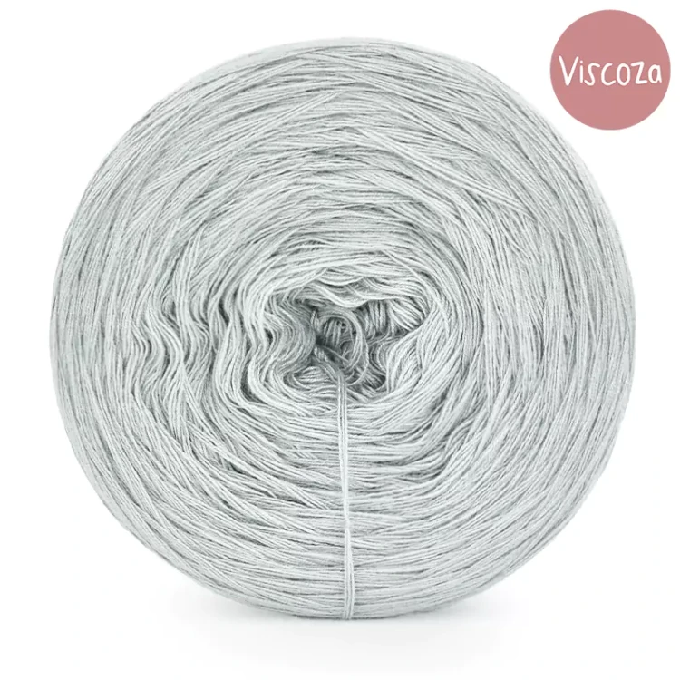 KOKONEK Viscoza - laurowy, 3 nitki, 1200 m, 225g - GOTOWY
