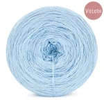 Włóczka KOKONKI Viscoza - baby blue / 3 nitki / 1200 m / 225g - GOTOWY