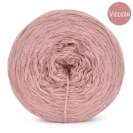 Włóczka KOKONKI Viscoza - brudny róż / 3 nitki / 1200 m / 225g - GOTOWY