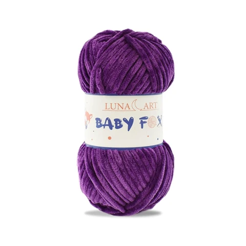 Włóczka Luna Art Baby Fox 100-16 / fiolet