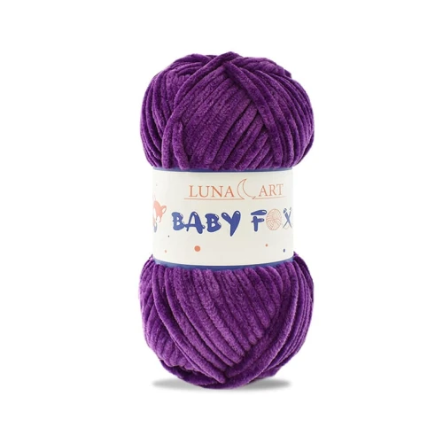 Włóczka Luna Art Baby Fox 100-16 / fiolet / zamiennik Dolphin Baby