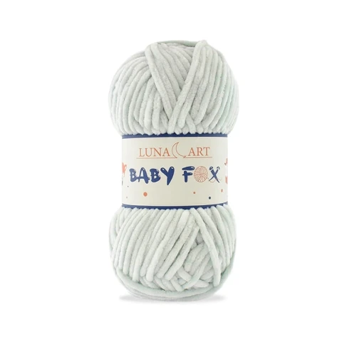 Włóczka Luna Art Baby Fox 100-03 / blady szaromiętowy