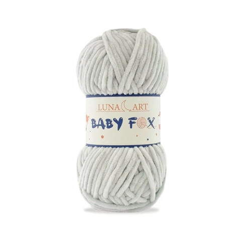 Włóczka Luna Art Baby Fox 100-33 / jasny szary