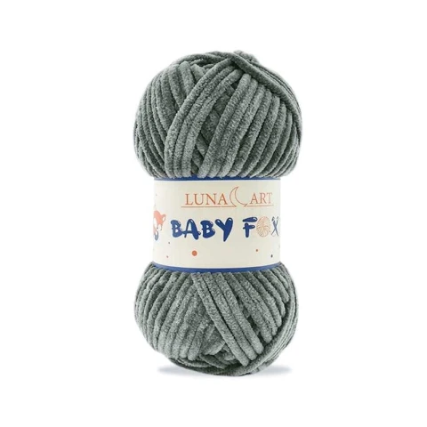Włóczka Luna Art Baby Fox 100-09 / średni szary