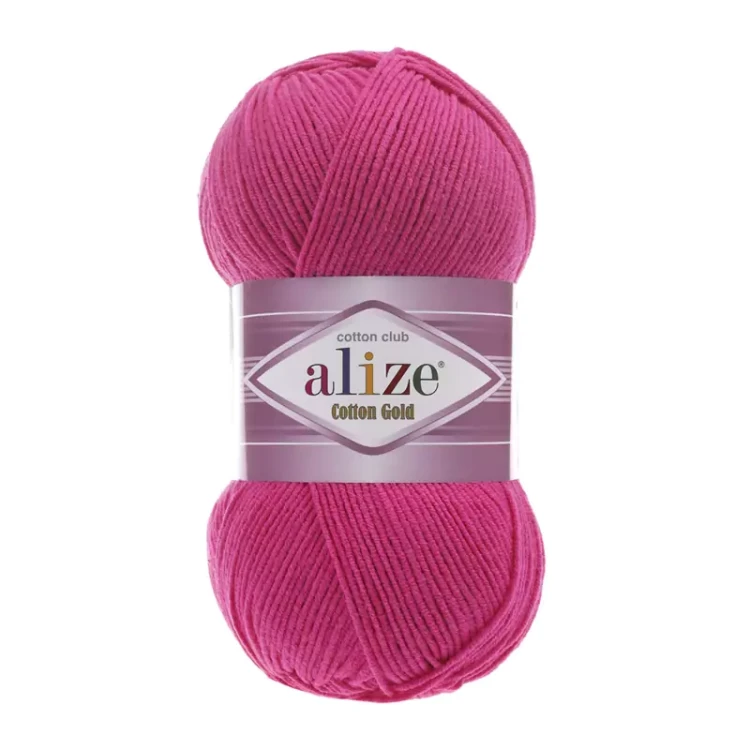Włóczka Alize Cotton Gold 149 / amarant / 100g