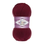 Włóczka Alize Cotton Gold 390 / wiśnia / 100g