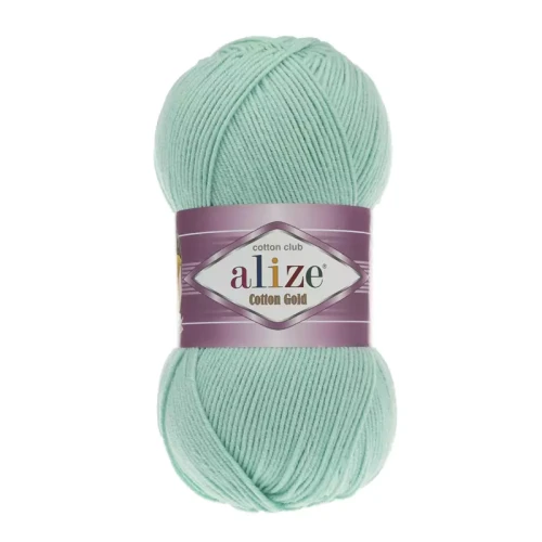 Włóczka Alize Cotton Gold 15 / mięta / 100g