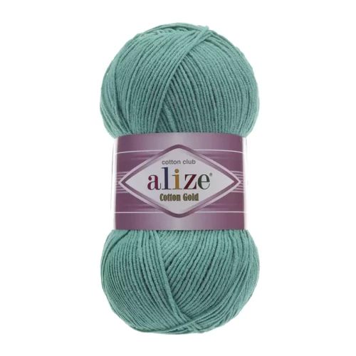 Włóczka Alize Cotton Gold 610 / szmaragd / 100g